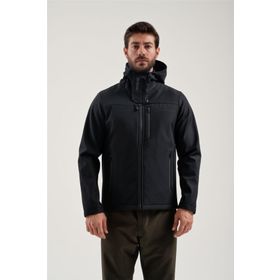 Exuma 2311100 Siyah Softshell Erkek Mont