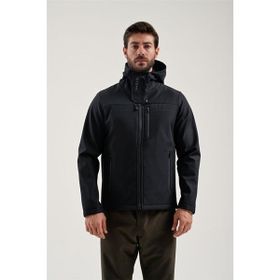 Exuma 2311100 Siyah Softshell Erkek Mont