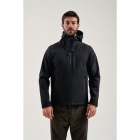 Exuma 2311100 Siyah Softshell Erkek Mont
