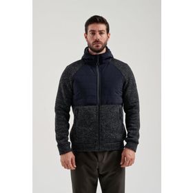 Exuma 2311136-Siyah Polar Erkek Sweatshirt