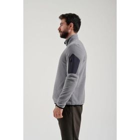 Exuma 2312002-057 Gri Yarım Fermuarlı Erkek Polar