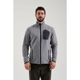 Exuma 2312002-057 Gri Yarım Fermuarlı Erkek Polar