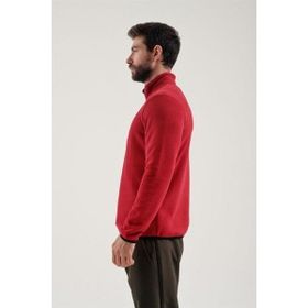 Exuma 2312002-677 Bordo Yarım Fermuarlı Erkek Polar