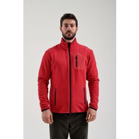Exuma 2312003 Kırmızı Tam Fermuarlı Erkek Polar