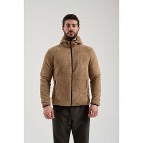 Exuma 2312251 Camel Tam Fermuarlı Erkek Polar