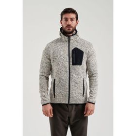 Exuma 2312256 Bej Tam Fermuarlı Erkek Polar