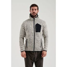 Exuma 2312256 Bej Tam Fermuarlı Erkek Polar