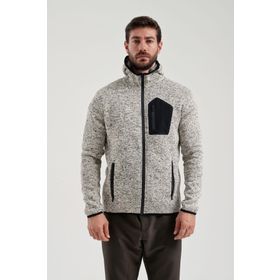 Exuma 2312256 Bej Tam Fermuarlı Erkek Polar