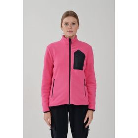 Exuma 2322003 Pembe Tam Fermuarlı Kadın Polar