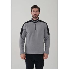 Exuma 2412004 Gri Half Zıp Erkek Polar