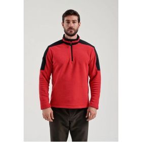 Exuma 2412004 Kırmızı Half Zıp Erkek Polar