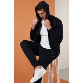 Exxe 6141001 Siyah Erkek Sweatshirt