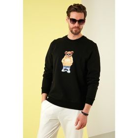 Exxe 6141002 Siyah Erkek Sweatshirt
