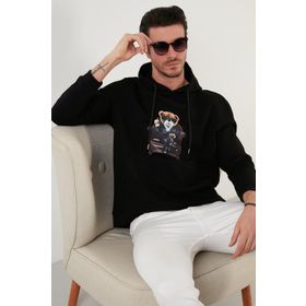 Exxe 6141005 Siyah Erkek Sweatshirt
