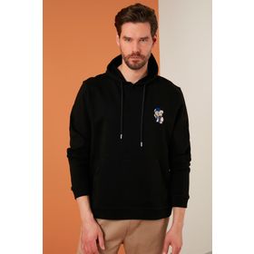 Exxe 6141006 Siyah Erkek Sweatshirt