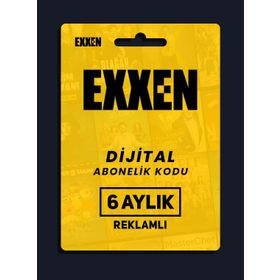 Exxen Reklamlı 6 Aylık Üyelik