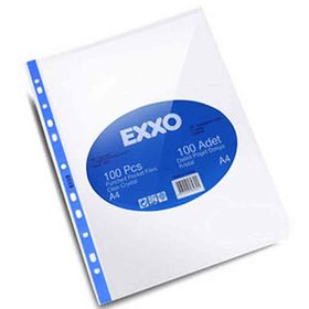 Exxo 100'lü Kristal Poşet Dosya