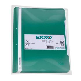 Exxo 50'li Yeşil Telli Dosya