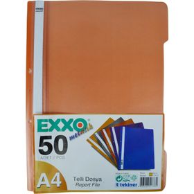 Exxo Metalık Bronz 50'li Telli Dosya