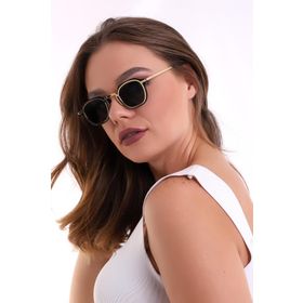 Eyesofia Bumble Gold Siyah Unisex Güneş Gözlüğü