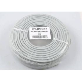 Eyfel EF-C400 4+1 2x0.22 Folyolu Lüks 100 M CCTV Kablo