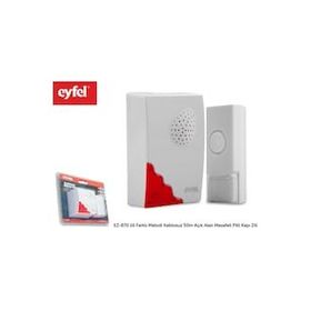 Eyfel EZ-840 16 Farklı Melodi Kablosuz 50m Açık Alan Mesafeli Pilli Kapı Zili