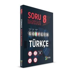 EYG Yayınları 8. Sınıf Türkçe Sorflix Çözümlü Soru Bankası