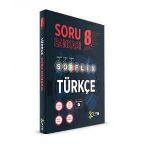 EYG Yayınları 8. Sınıf Türkçe Sorflix Çözümlü Soru Bankası