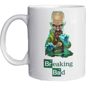 Eylül Design Breaking Bad Temalı Renkli Özel Tasarım Baskılı Baskılı Kupa Bardak