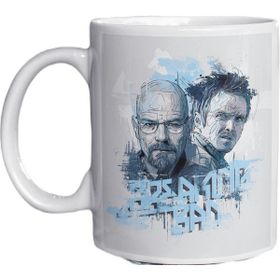Eylül Design Breaking Bad Temalı Renkli Özel Tasarım Baskılı Baskılı Kupa Bardak