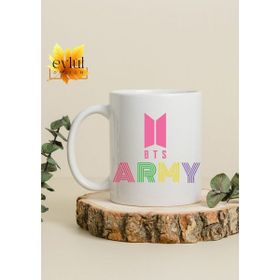 Eylül Design Bts Army Özel Tasarım K-Pop Baskılı Özel Tasarım Baskılı Kupa Bardak