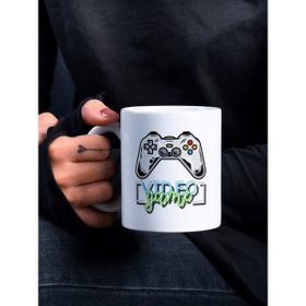 Eylül Design Gamer-Oyuncu Temalı Özel Tasarım Baskılı Kupa Bardak