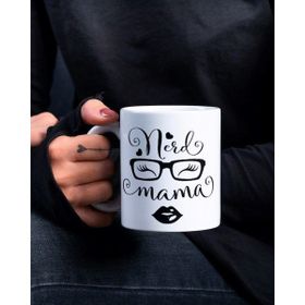 Eylül Design Nerd Mama Yazılı Özel Tasarım Baskılı Kupa