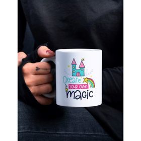 Eylül Design Renkli Lettering Serisi Özel Tasarım Baskılı Kupa Bardak Eğlenceli Kupa Bardak