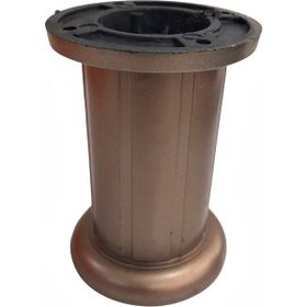 EYM Safir Plastik 10 cm Üstten Ayarlı Kahverengi Ayak Mobilya Koltuk Ayağı