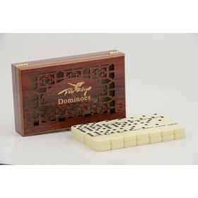 Eymen Dizayn Tamamen Ahşap Özel Kutulu Domino Oyunu