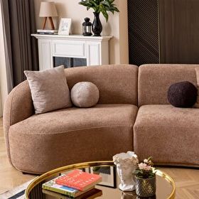 Eymense Elips Kahve 3+2+1 Koltuk Takımı