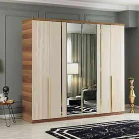 Eymense Luna Bej 240'lık Gardrop