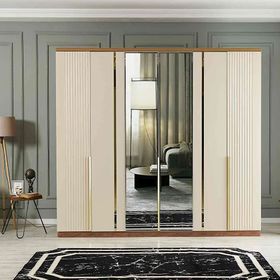 Eymense Luna Bej 240'lık Gardrop