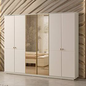Eymense Masal Modern 6 Kapaklı Gardırop Dolap