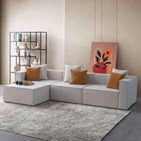 Eymense Miller Kırlentli Modüler Relax Köşe Koltuk Takımı