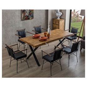 Eymense Pearl Ladin Ahşap Yemek Masası Takımı
