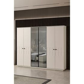 Eymense Petek Modern 6 Kapaklı Gardırop Dolap