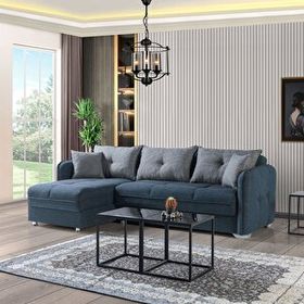 Eymense Torino Çekyatlı Yataklı Köşe Koltuk Takımı