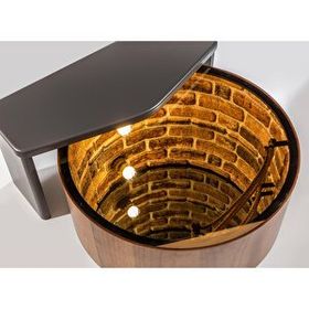 Eymense Woodwell 3d Boyutlu Sonsuz Puflu Modüllü İkili Orta Sehpa