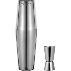 Eysigo Boston Çelik 550/750 ml 2 Parça Kokteyl Shaker Seti