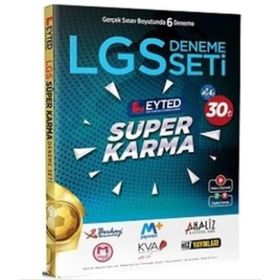 Eyted Yayınları 8. Sınıf LGS Süper Karma 6 Deneme Seti