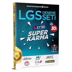 Eyted Yayınları 8. Sınıf LGS Süper Karma 6 Deneme Seti
