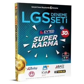 Eyted Yayınları 8. Sınıf LGS Süper Karma 6 Deneme Seti