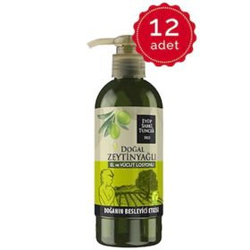 Eyüp Sabri Tuncer 12x250 ml Doğal Zeytinyağlı El ve Vücut Losyonu